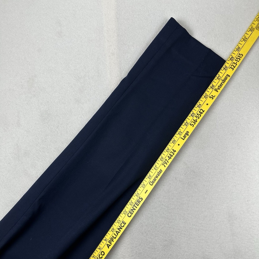 VTG Pendleton Dress Slacks Womens Size 10 Blue Virgin Wool Pants USA - Picture 6 of 7